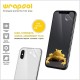 screen protector for iphone X S  full body clear by wrapsol