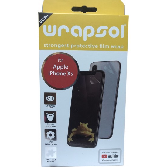 screen protector for iphone X S  full body clear by wrapsol