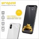 screen protector for iphone X S R full body clear by wrapsol