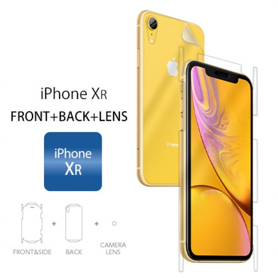 screen protector for iphone X S R full body clear by wrapsol