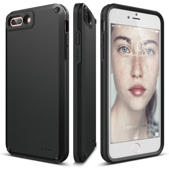 elago cover S7P ARMOR for iPhone 8 Plus Black