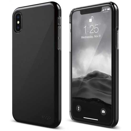 Cover Slim Fit 2 Case for iPhone X  Jet Black - elago