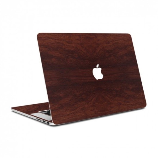  MACBOOK RETINA 13  Mahogany Wood Wraps Skins