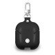 Leather Case For Apple AirPods black -by cozistyle