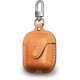 Leather Case For Apple AirPods orange -by cozistyle