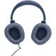 JBL Quantum 100 Wired Over-Ear Gaming Headphones Blue