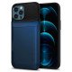 cover for iPhone 12 Pro Max Case Slim Armor Wallet Navy Blue by spigen