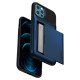 cover for iPhone 12 Pro Max Case Slim Armor Wallet Navy Blue by spigen