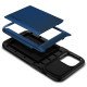 cover for iPhone 12 Pro Max Case Slim Armor Wallet Navy Blue by spigen