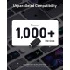 قابس USB سي شاحن انكر 737 جان برايم 120 واط حائط سريع PPS بـ3 منافذ لماك بوك برو & اير ايباد جالاكسي S22 S21 ديل اكس بي اس 13 نوت 20 10+ ايفون والمزيد متعددة