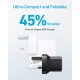 Anker 323 Charger 33W Black Dual Port USB-C & USB-A Charger