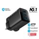 Anker 336 Charger  67W 2 usb-c port - 1 usb-a port Black