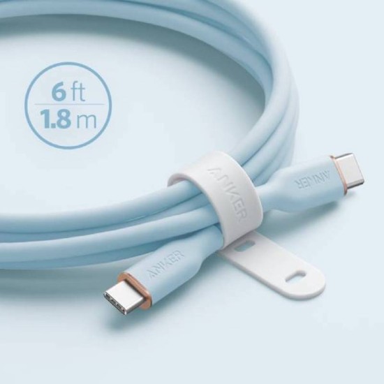 Anker PowerLine III Flow USB-C to USB-C 100W 1.8m blue