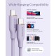 Anker PowerLine III Flow USB-C to USB-C 100W 1.8m Purple