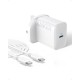 Anker Charger 20W with USB-C Cable - Fast & Portable White Charger