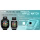 Flex Gel For Apple Watch 42 or 44 mm Ultra Slim Flexible Gel TPU black