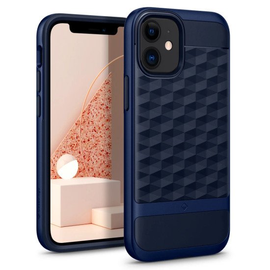 Cover iPhone 12 & 12 Pro Parallax Series Midnight Blue by Caseology