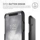 elago cover iphoneX S8 slim fit 2  Matt black(Soft feeling coating)