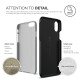 elago cover iphoneX S8 slim fit 2  Matt black(Soft feeling coating)