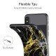 cover iPhone X Marble Case - black gold Sierra by esrgear