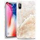 cover iPhone X Marble Case - Light Coffee by esrgear