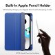 cover for ipad Air 4 size 10.9 inch Rebound withe pencil holder navy blue by esrgear