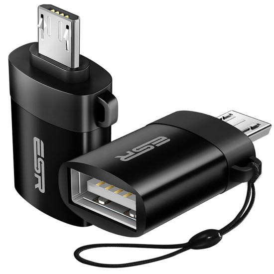 USB C to USB Adapter Converter black by esrgear