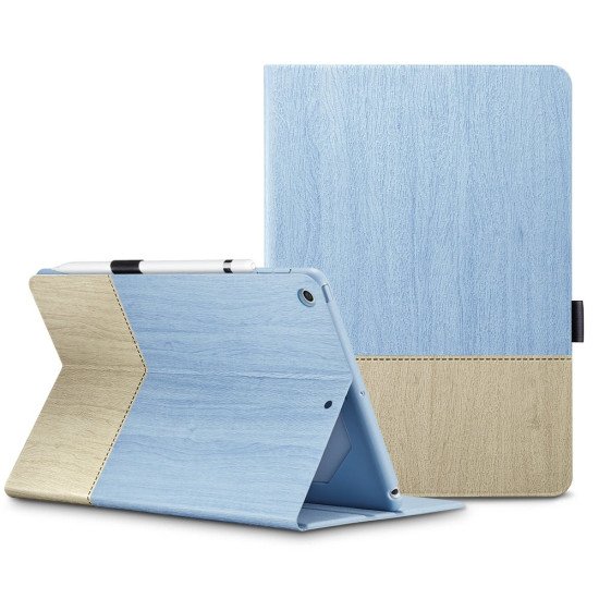 cover iPad 10.2 Simplicity Holder Case color sky blue & brown by ESR