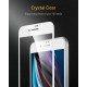 Screen protected for iPhone SE 2020 Tempered Glass 3D white Edge by vokamo