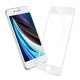 Screen protected for iPhone SE 2020 Tempered Glass 3D white Edge by vokamo