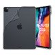 cover for ipad pro 12.9 inch 2018 to 2021 Rebound Shell Clear & black White by esrgear