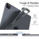 cover for ipad pro 12.9 inch 2018 to 2021 Rebound Shell Clear & black White by esrgear