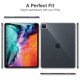 cover for ipad pro 12.9 inch 2018 to 2021 Rebound Shell Clear & black White by esrgear