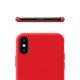 silicone rubber case fro iphone x by jisoncase -red