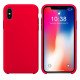 silicone rubber case fro iphone x by jisoncase -red