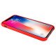 silicone rubber case fro iphone x by jisoncase -red