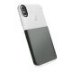 COVER IPHONE X  GHOST2 CASE WITH INCLUDED ROTATING MAGNETIC WALL AND VENT MOUNTS  clear& Olive Gray - nimbus9usa