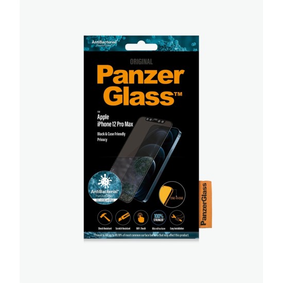 PANZERGLASS SCREEN PROTECTOR FOR IPHONE 12 PRO MAX PRIVACY  FULL SCREEN