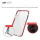 COVER IPHONE X CASE - PURE SHIELD EX (Lumina) by patchworks - clear & red