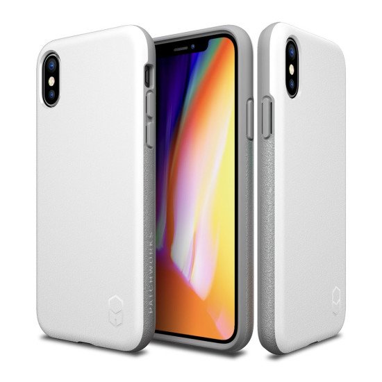 COVER IPHONE X CASE - LEVEL ITG by patchworks -white