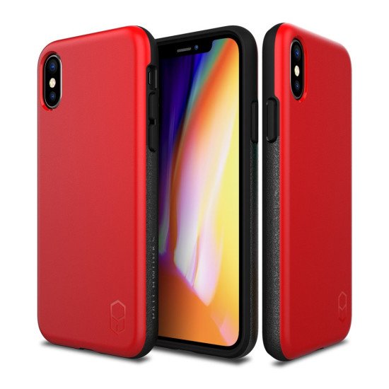 COVER IPHONE X CASE - LEVEL ITG by patchworks -red