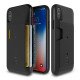 COVER IPHONE X CASE - LEVEL WALLET by patchworks -black