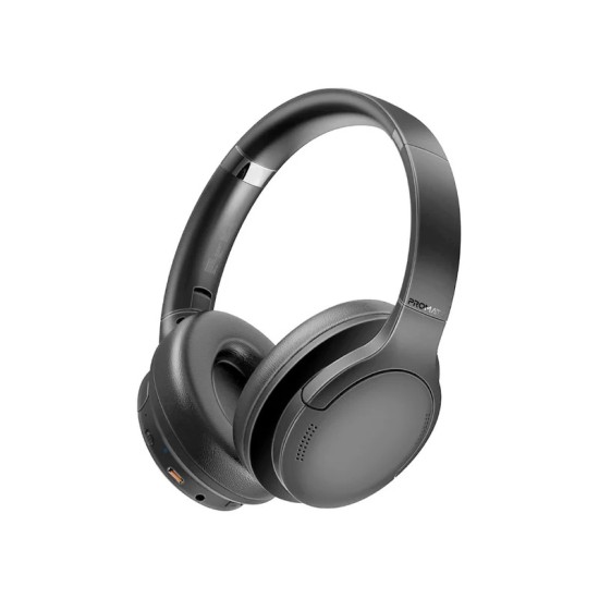 Promate La Boca Pro High Fidelity Over-Ear Wireless Headphones BLACK