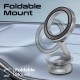 Promate MagGrip 360° Cradleless Foldable Magnetic Ring Smartphone Holder SILVER