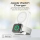 Promate SuperCharge MagSafe Compatible and Apple Watch Wireless Charging Power Bank - White  PowerMag-Trio