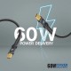 25W Power Delivery Dual Port Adapter With Ultra-Fast USB-C Cable Promate