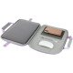 Speck Products Station Sleeve Universal Laptop Sleeve for Laptops 13-14 Inches Nickel Grey & Haze Purple 