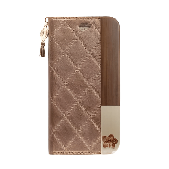 Uunique iPhone 7 Quilted Bronze Folio Hard Shell