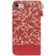 Uunique iPhone 7 Damask Folio Hard Shell Red/Beige