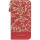 Uunique iPhone 7 Damask Folio Hard Shell Red/Beige